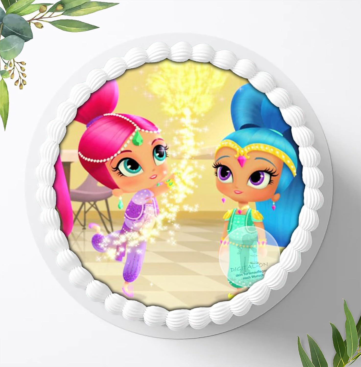 Shimmer & Shine Tortenaufleger mit (12) weiteren Motiven.