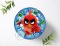 Preview: Angry Birds Tortenaufleger Ø 20cm, 0371w