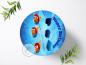 Preview: Angry Birds Tortenaufleger Ø 20cm, 0378w
