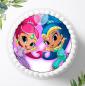 Preview: Shimmer & Shine Tortenaufleger Ø 20cm, 0821w