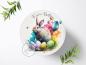 Preview: Ostern Tortenaufleger Ø 20cm, 1363z