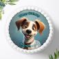 Preview: Funny Crazy Pictures Tortenaufleger mit Wunschname, Ø 20cm, 1603z