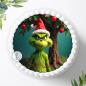 Preview: Der Grinch Tortenaufleger Ø 20cm, 2943z