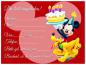 Preview: Mickey Maus-Einladungskarten zum Geburtstag