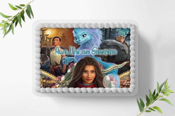 Raya and the Last Dragon Tortenaufleger A4, 0024P