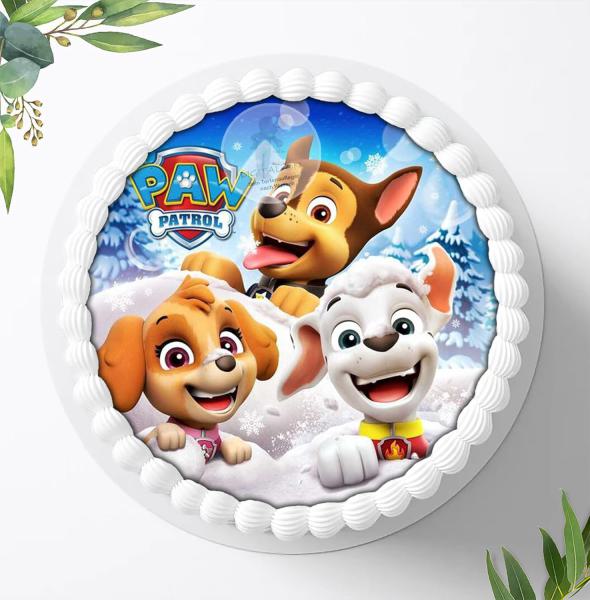 Preview: Paw Patrol Tortenaufleger Ø 20cm, 0030z