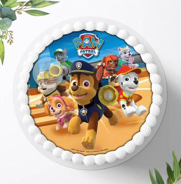 Preview: Paw Patrol Tortenaufleger Ø 20cm, 0034z