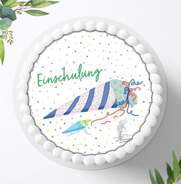 Schulanfang  Tortenaufleger Ø 20cm, 0078c