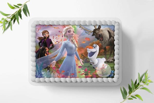 Frozen Die Eiskönigin Tortenaufleger Ø A4, 0163z