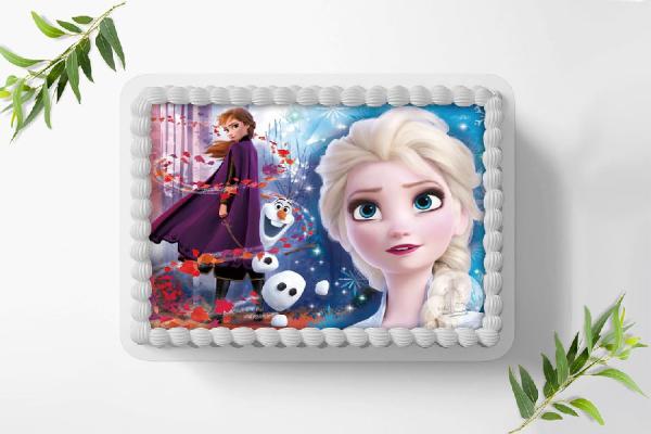 Frozen Die Eiskönigin Tortenaufleger Ø A4, 0166z