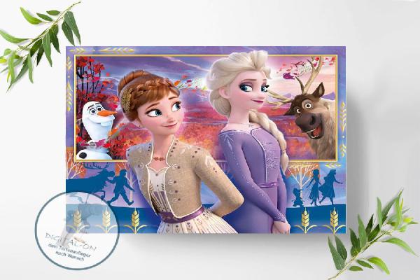 Preview: Frozen Die Eiskönigin Tortenaufleger Ø A4, 0168z