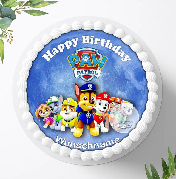 Preview: Paw Patrol Tortenaufleger Ø 20cm, 0182w