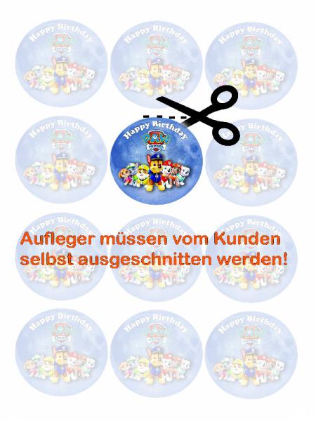 Preview: Angry Birds  Muffinaufleger, Ø ca. 6 cm, 0376x