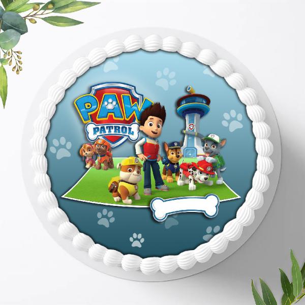 Preview: Paw Patrol Tortenaufleger Ø 20cm, 0202c