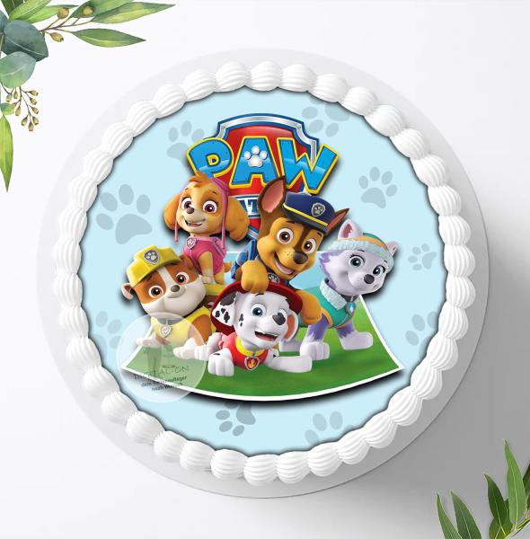 Preview: Paw Patrol Tortenaufleger Ø 20cm, 0216c
