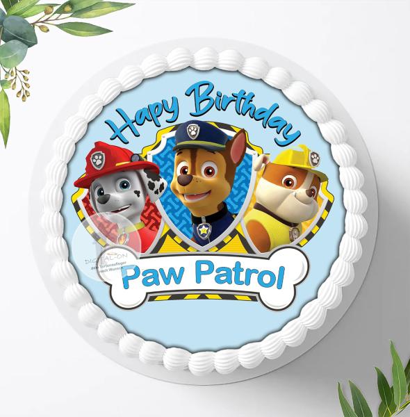 Preview: Paw Patrol Tortenaufleger Ø 20cm, 0229W