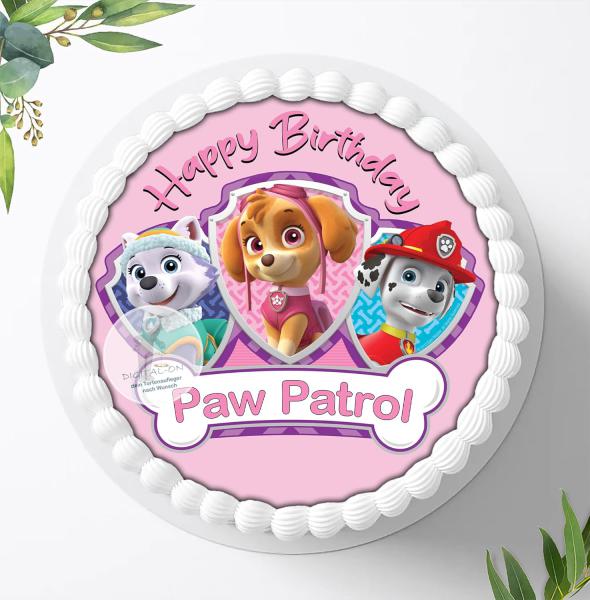 Preview: Paw Patrol Tortenaufleger Ø 20cm, 0230W