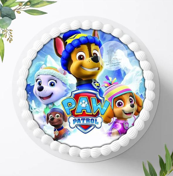 Preview: Paw Patrol Tortenaufleger Ø 20cm, 0243w