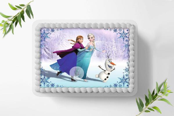 Frozen Die Eiskönigin Tortenaufleger Ø A4, 0256w