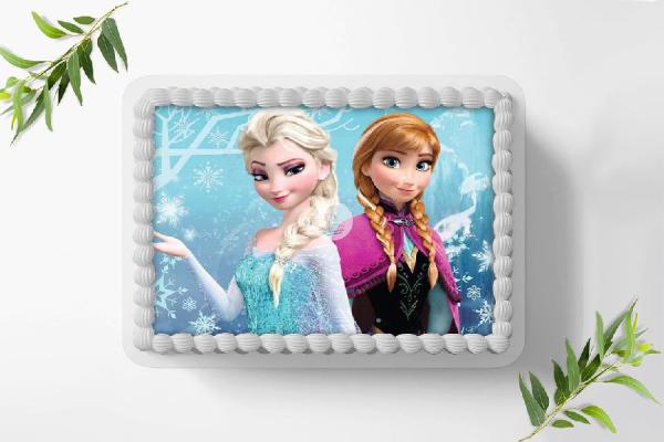 Frozen Die Eiskönigin Tortenaufleger Ø A4, 0257w