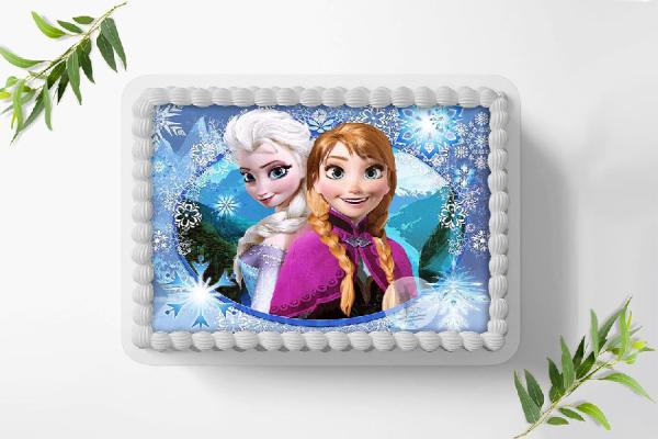 Frozen Die Eiskönigin Tortenaufleger Ø A4, 0261w