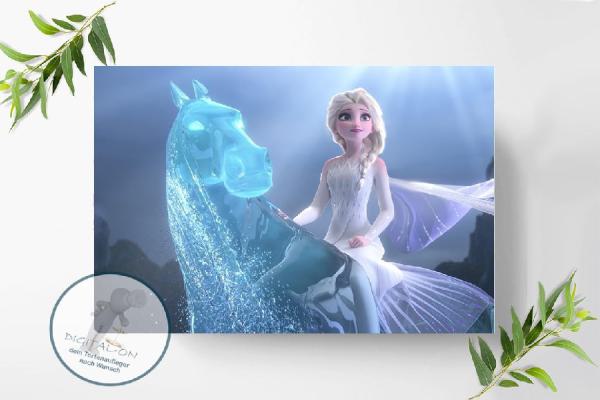 Preview: Frozen Die Eiskönigin Tortenaufleger Ø A4, 0271w