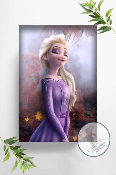 Preview: Frozen Die Eiskönigin Tortenaufleger Ø A4, 0272w