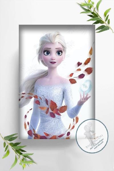 Preview: Frozen Die Eiskönigin Tortenaufleger Ø A4, 0274w