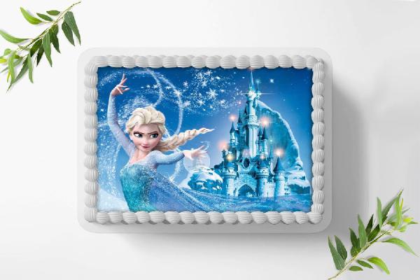 Frozen Die Eiskönigin Tortenaufleger Ø A4, 0276w