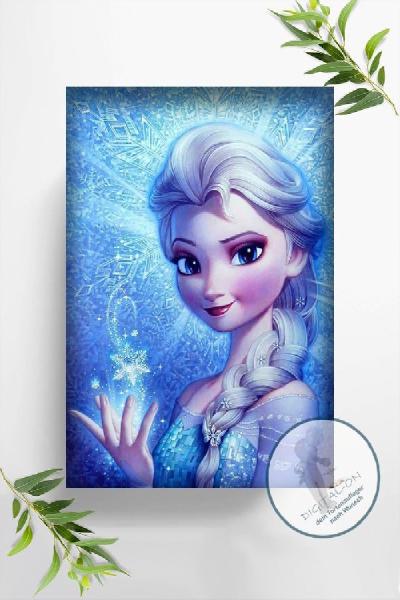 Preview: Frozen Die Eiskönigin Tortenaufleger Ø A4, 0277w