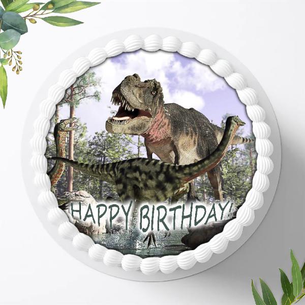 Dinosaurier Tortenaufleger Ø 20cm, 0281c