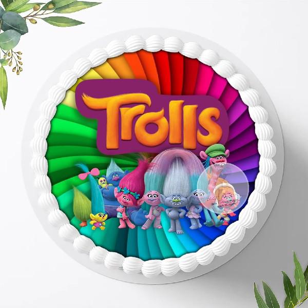 Trolls Tortenaufleger Ø 20cm, 0313w