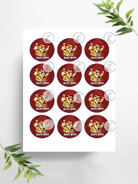 Angry Birds  Muffinaufleger, Ø ca. 6 cm, 0373x