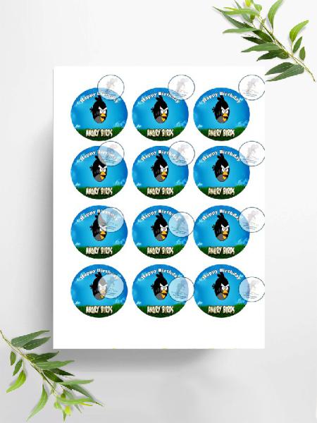 Angry Birds  Muffinaufleger, Ø ca. 6 cm, 0377x