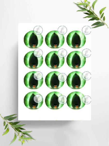 Angry Birds  Muffinaufleger, Ø ca. 6 cm, 0379x