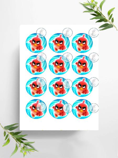 Angry Birds  Muffinaufleger, Ø ca. 6 cm, 0380x