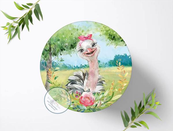Dschungeltiere Safari Tortenaufleger Ø 20cm, 0818z