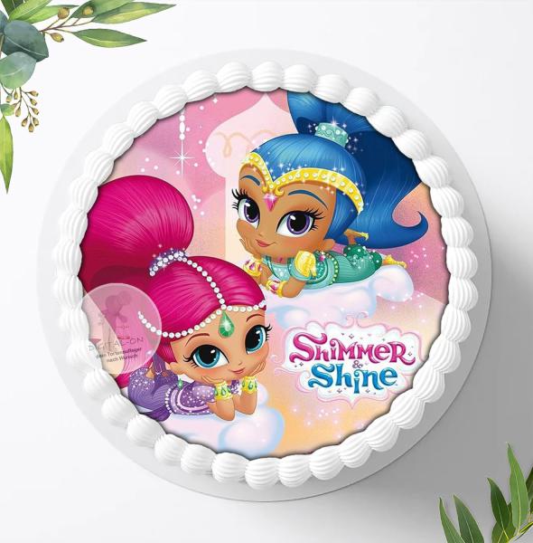 Shimmer & Shine Tortenaufleger Ø 20cm, 0829w