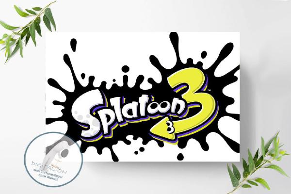 Preview: Splatoon Tortenaufleger A4, 0890z
