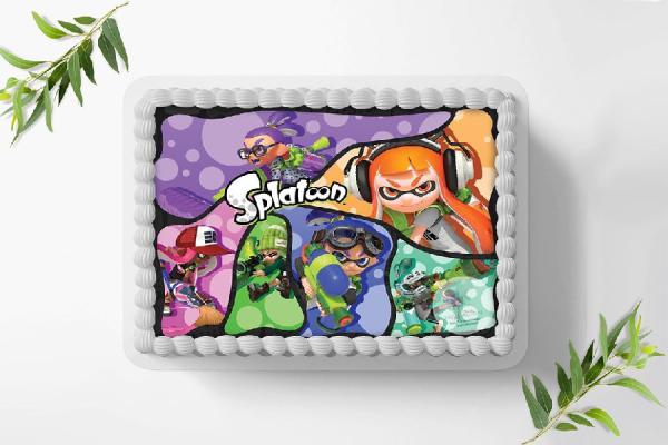 Splatoon Tortenaufleger A4, 0945z