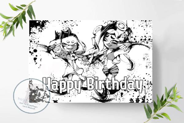 Preview: Splatoon Tortenaufleger A4, 0947z