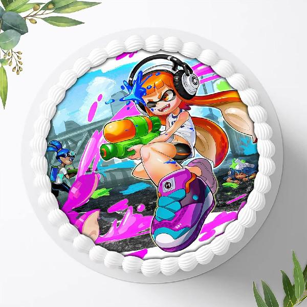 Splatoon Tortenaufleger Ø 20cm, 0967z