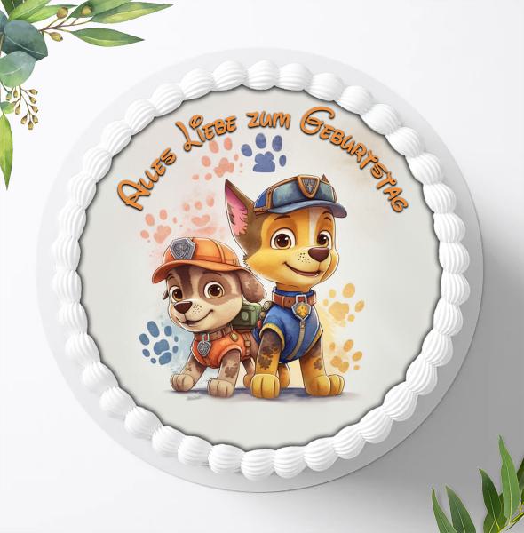 Preview: Paw Patrol Tortenaufleger Ø 20cm, 1024z