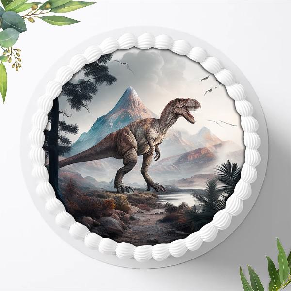 Dinosaurier Tortenaufleger Ø 20cm, 1199z
