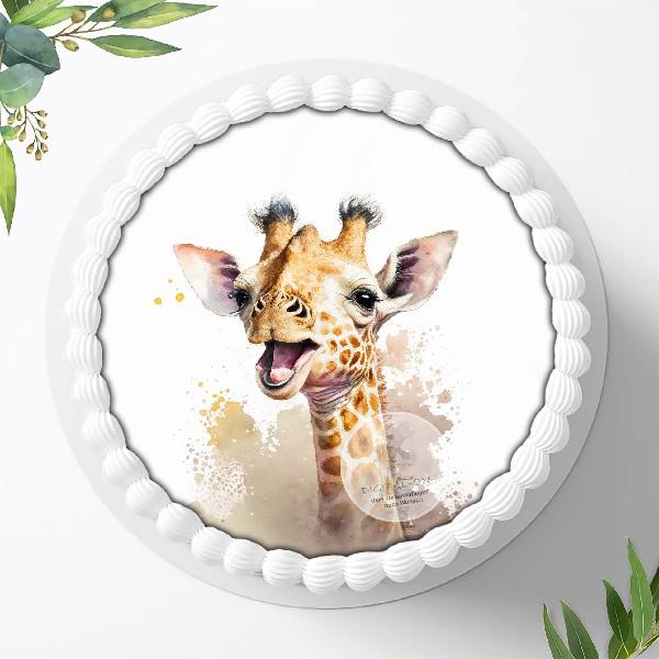 Dschungeltiere Safari Tortenaufleger Ø 20cm, 1236z