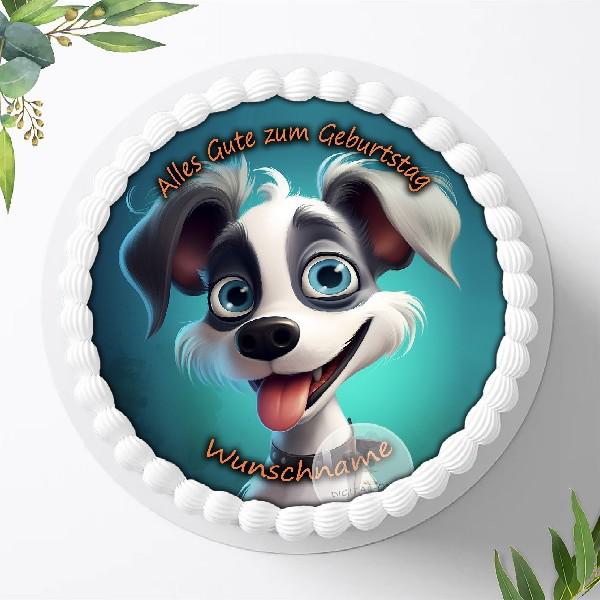 Funny Crazy Pictures Tortenaufleger mit Wunschname, Ø 20cm, 1619z