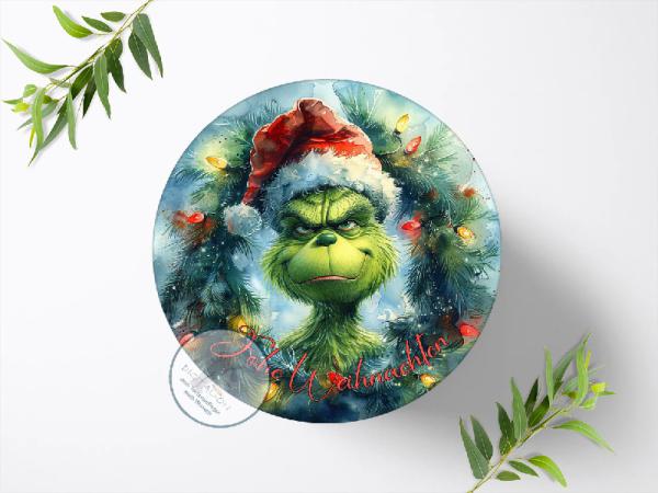 Der Grinch Tortenaufleger Ø 20cm, 2912z