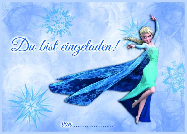 Frozen Die Eiskönigin-Einladungskarten