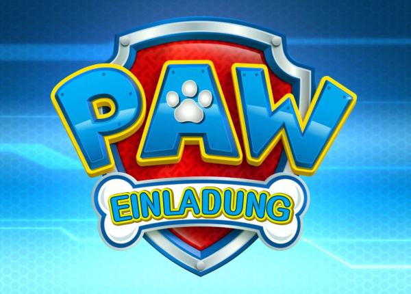 Paw Patrol-Einladungskarten