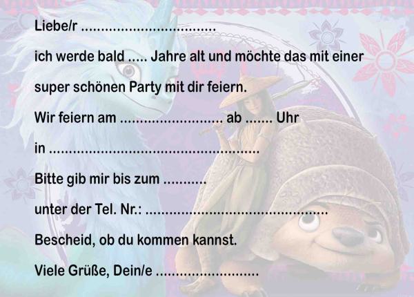 Preview: Raja-Einladungskarten